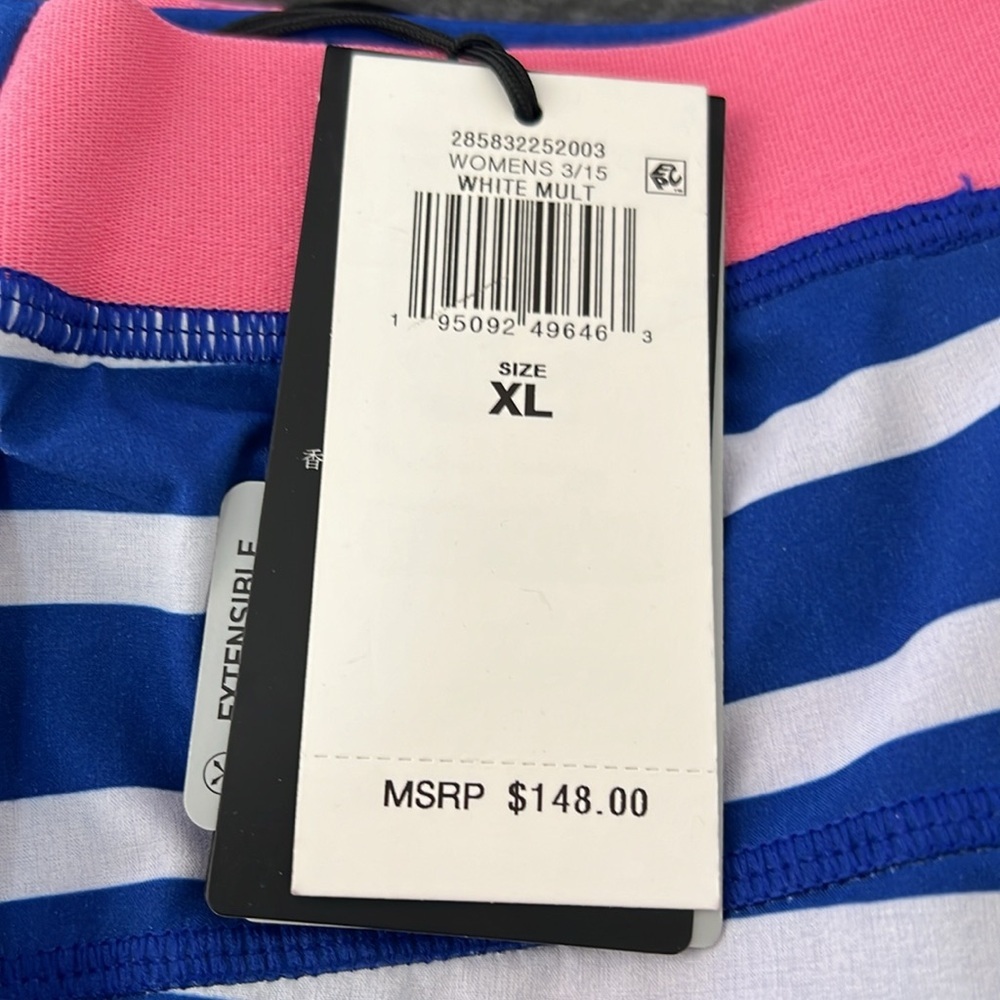 RLX Ralph Lauren Women's Golf Striped Stretch Skort XL - Picture 4 of 4